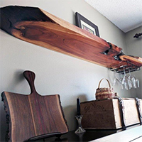 Hanging Glass Rack